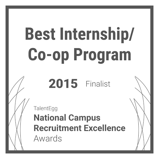 Best Internship/Co-op Program Finalist 2015