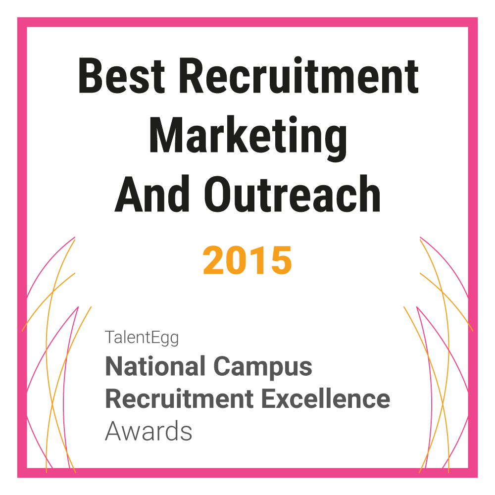 TalentEgg Award - Best Recruitment Marketing and Outreach 2015