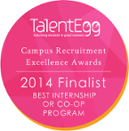 Best Internship or Co-op Program Finalist 2014