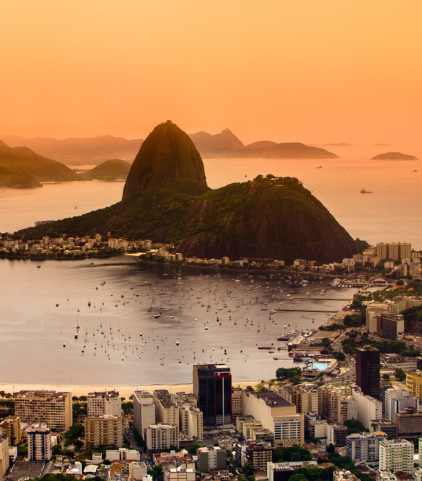Brazil at sunset