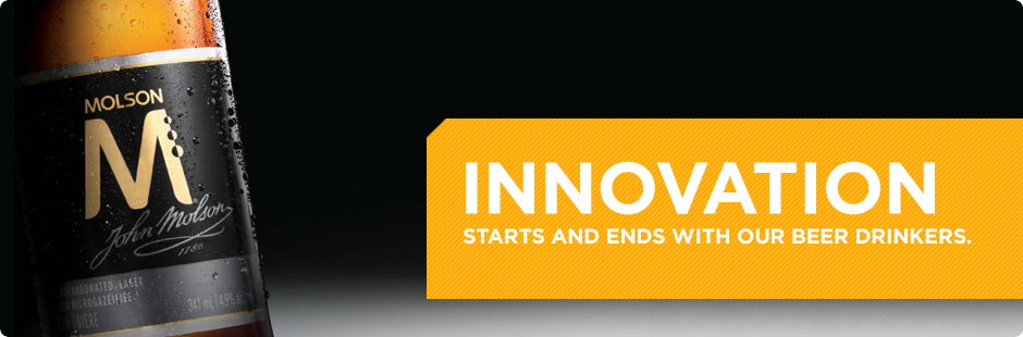 Innovation starts and ends with our beer drinkers.