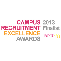 TalentEgg Award - Campus Recruitment Excellence Awards 2013 Finalist