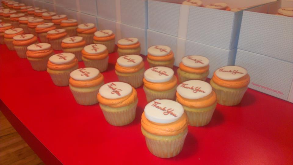 Thank you cupcakes